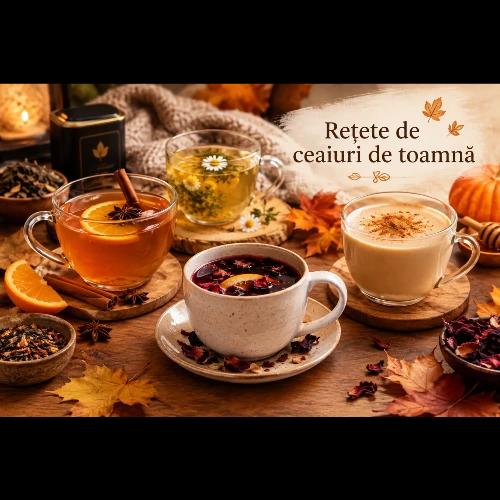5 rețete de ceaiuri de toamnă pentru cafeneaua ta: arome intense, ingrediente de sezon și idei de servire