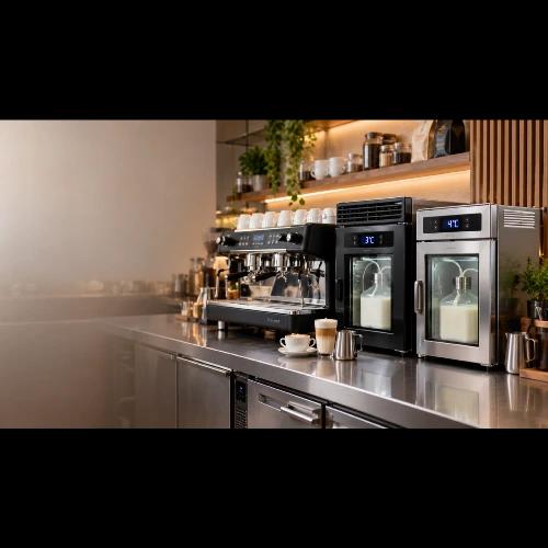 Laptele la temperatura potrivită: de ce contează frigiderul în cafenea